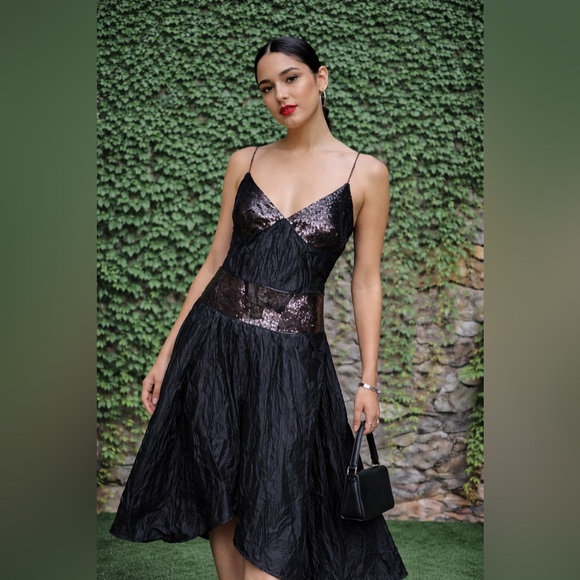 Nicole Miller Dresses & Skirts - VINTAGE NICOLE MILLER SIGNATURE Y2K Whimsigoth Taffeta Dress, 6